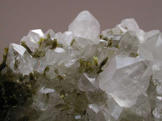 Bergkristall, Clinozoisit Los Serranos