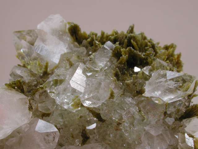 Bergkristall, Clinozoisit Los Serranos