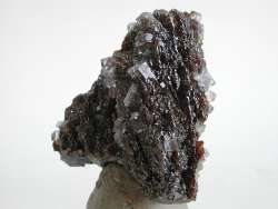 Fluorit auf Sphalerit Cave in Rock