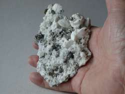 Calcit, Pyrit, Bergkristall Cavnic (SOLD) 