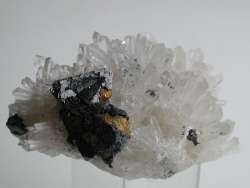 Zinkblende auf Bergkristall Madan (SOLD)
