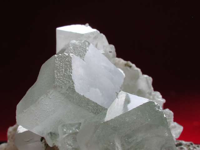 Fluorit auf Quarz China